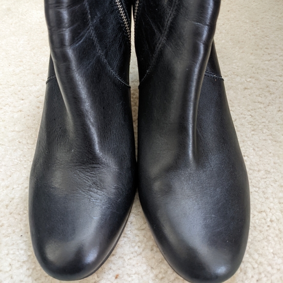 Coach Shoes Coach Tavi Black Leather Ankle Boot Poshmark